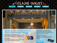 Tablet Screenshot of islandinkjetplus.com